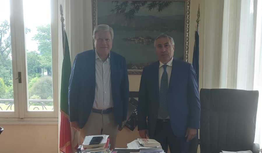 Sindaco Albertella e Prefetto Formiglio