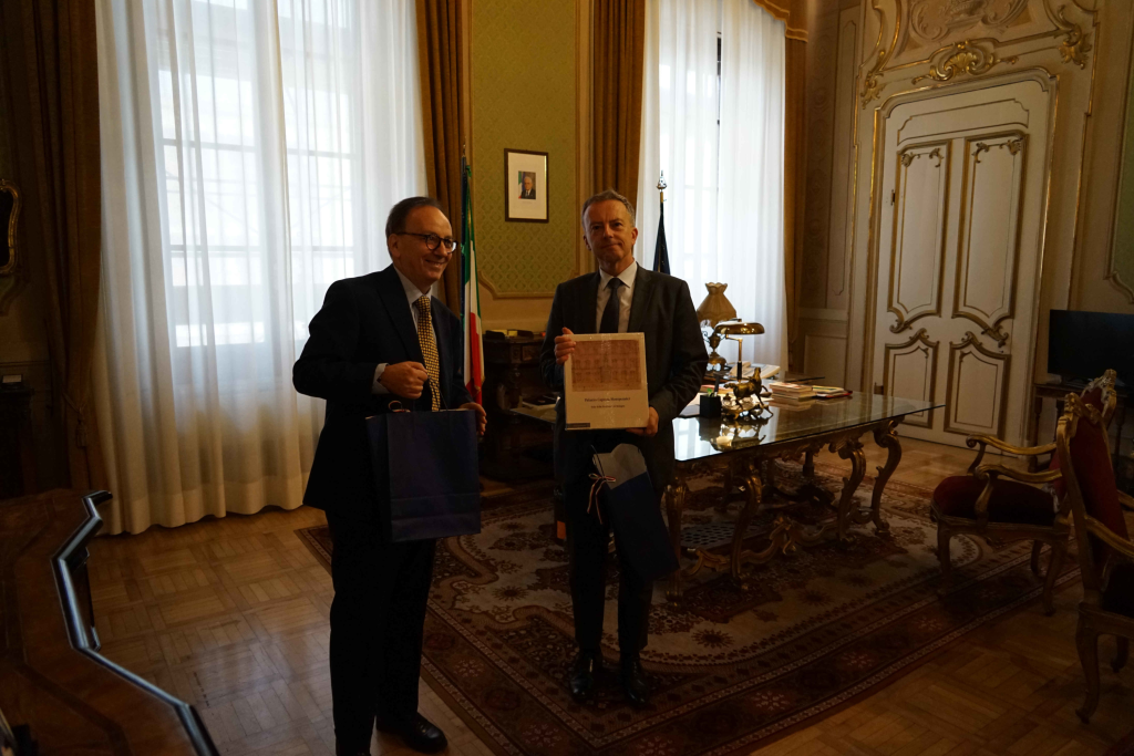 Incontro istituzionale con Ambasciatore francese presso Consolato di Milano