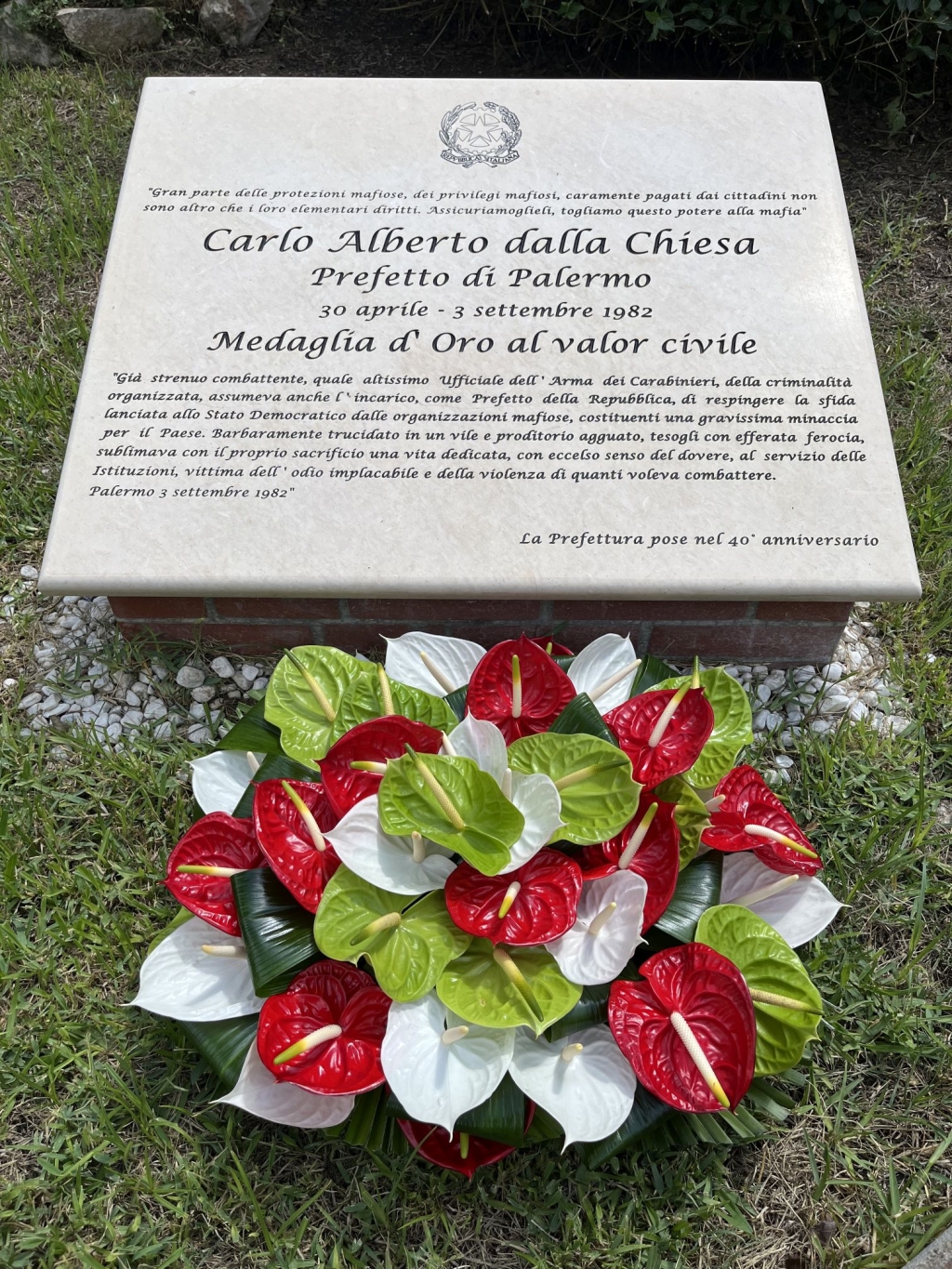 Commemorazioni a 42 anni dell'attentato di via Carini