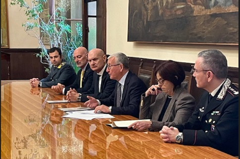 Firma dell'Intesa fra Prefettura, Procura della Repubblica e Tribunale