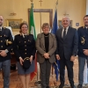 Il Prefetto Francesca De Carlini con i nuovi dirigenti